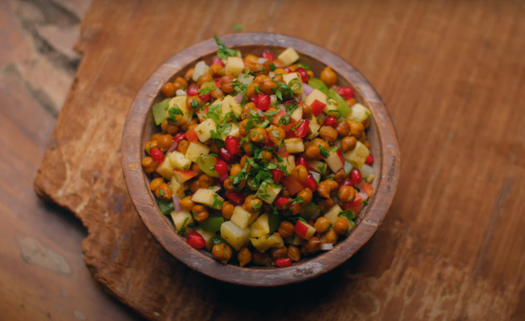 Healthy Kaala Chana Soup And Chaat Recipe
