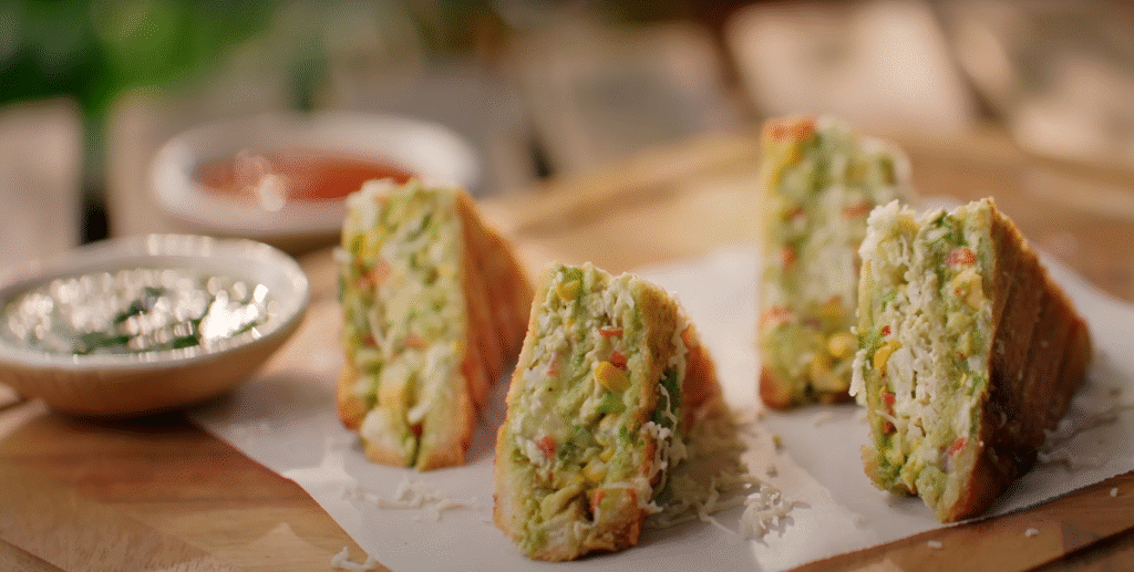 Cheese Chili Grill Sandwich Recipe