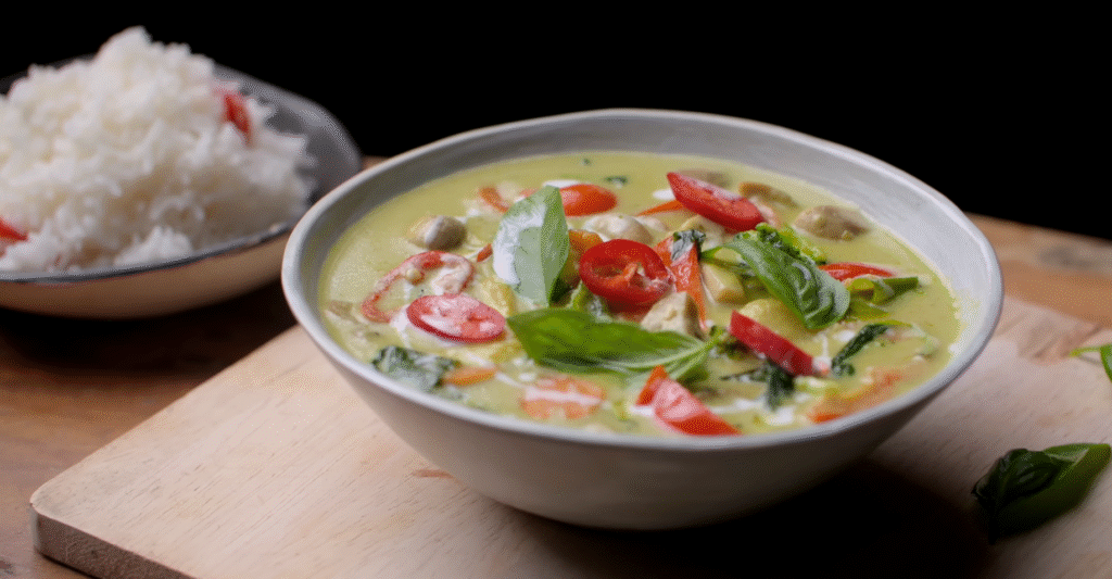 Veg Green Thai Curry Recipe